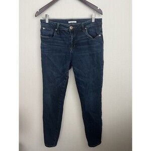 STS Blue Ankle Skinny Jeans Women's Size 31 Mid Rise Dark Wash Denim